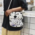 thumbnail image 5 of Bolso bandolera de lona transparente - Bolso de lona blanco Bolso bandolera para teléfono (1 unidad) JM, 5 of 5
