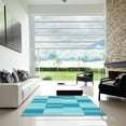thumbnail image 6 of Ahgly Company Indoor Rectangle Patterned Dark Turquoise Green Area Rugs, 8' x 10', 6 of 6