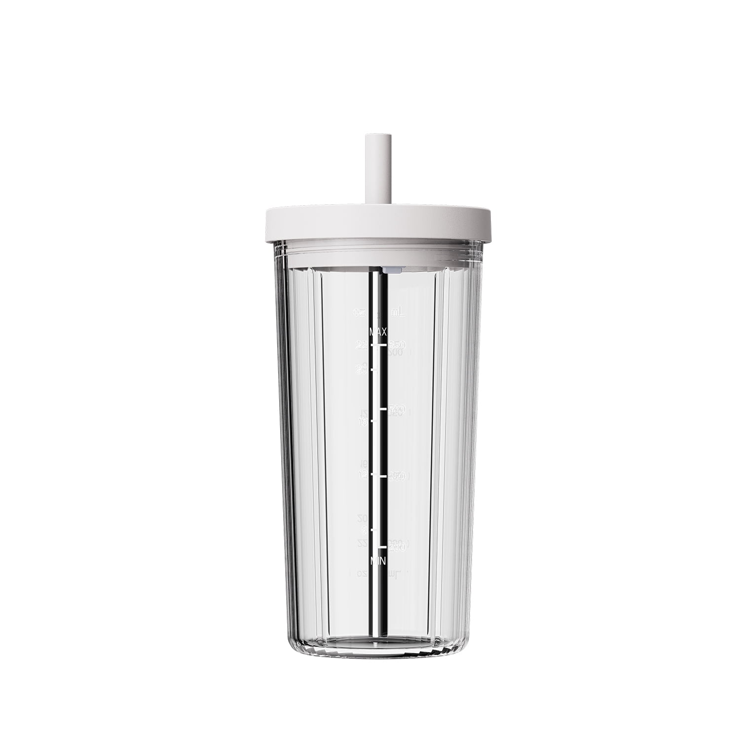 Thyme & Table 25 oz Blender to-Go Cup with Smart Seal Lid, Sand White