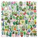 thumbnail image 5 of Paquete de 105 pegatinas de plantas verdes de vinilo impermeables para portátil, monopatín, hidrofrasco, para ordenador, teléfono, álbumes de recortes, pegatinas para niños, adolescentes y adultos. JAMW Sencillez, 5 of 5