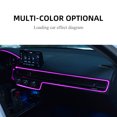 thumbnail image 4 of Lámpara De Ambiente Interior Del Automóvil Lámpara decorativa para coche Línea de luz fría RGB Decoración de barra de fiesta automática (500 cm), 4 of 6