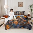 thumbnail image 4 of Homewish Jungle Hippie Owl Full Size Comforter Sets, Bohemian Rustic Animal Bedding Comforter Set, Vintage Rustic Rose Flower Reversible Bedding Sets, Breathable Home Decor, 3 Pieces, 4 of 8