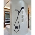 thumbnail image 4 of Wowow Single-Handle 7 -Spray Wall Mount Shower Faucet 1.8 GPM with Adjustable Head in Matte Black (Valve Included), 4 of 9
