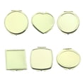 thumbnail image 3 of Portable Cat Head Love Heart Round Square Folding Mirror Makeup Cosmetic Tool, 3 of 8