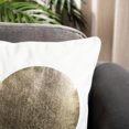 thumbnail image 3 of SAFAVIEH Heart Of Gold 16" x 16" Simple and Casual Pillow, White/Beige, 3 of 4