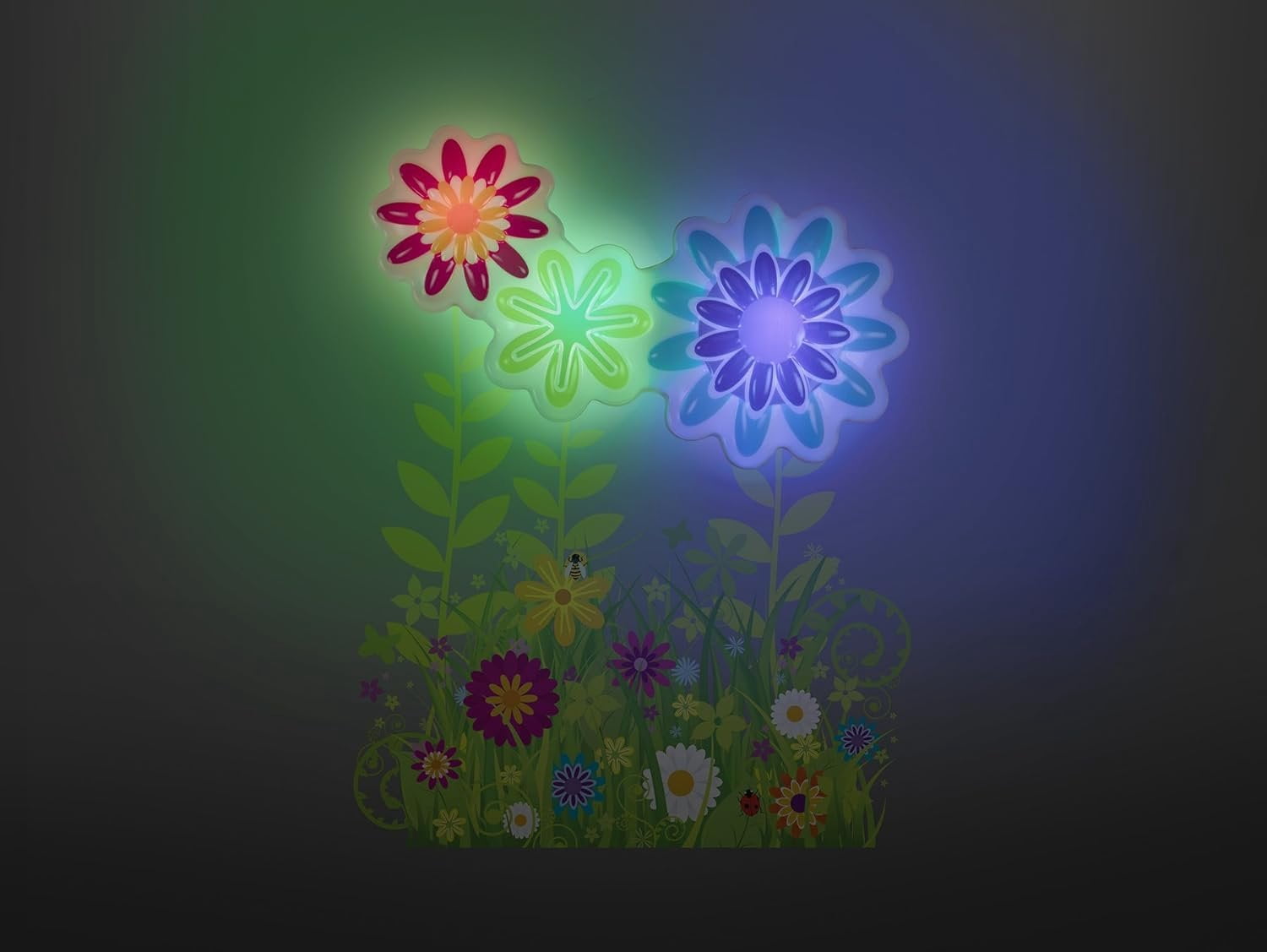 In My Room Flower Garden Light Dance Wall Dcor Night Light