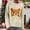 ZA Light Yellow, variant on Sweaters for Women Trendy Lobster Print Crew Neck Long Sleeve Loose Knit Pullover Fun Unique Fall Winter Casual Comfortable Top Black L