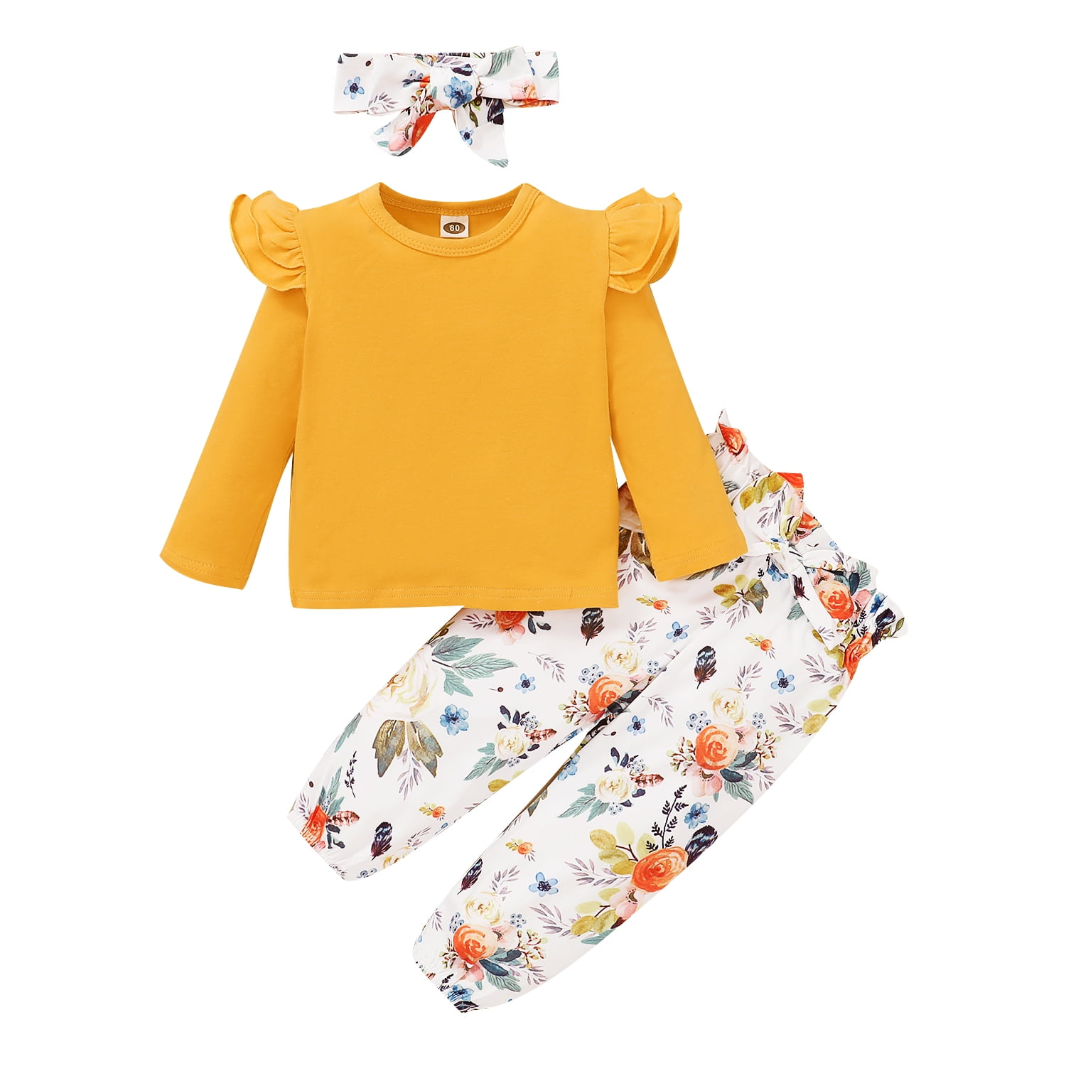 18 Months Baby Girls Clothes 24 Months Girls 3PCS Fall Winter Clothing