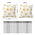 thumbnail image 4 of YFYANG Square Decorative Throw Pillow Case (Without Pillow Insert), Yellow Circular Watercolor Pattern Bedroom Sofa Car Cushion Cover, 24"x24", 4 of 9