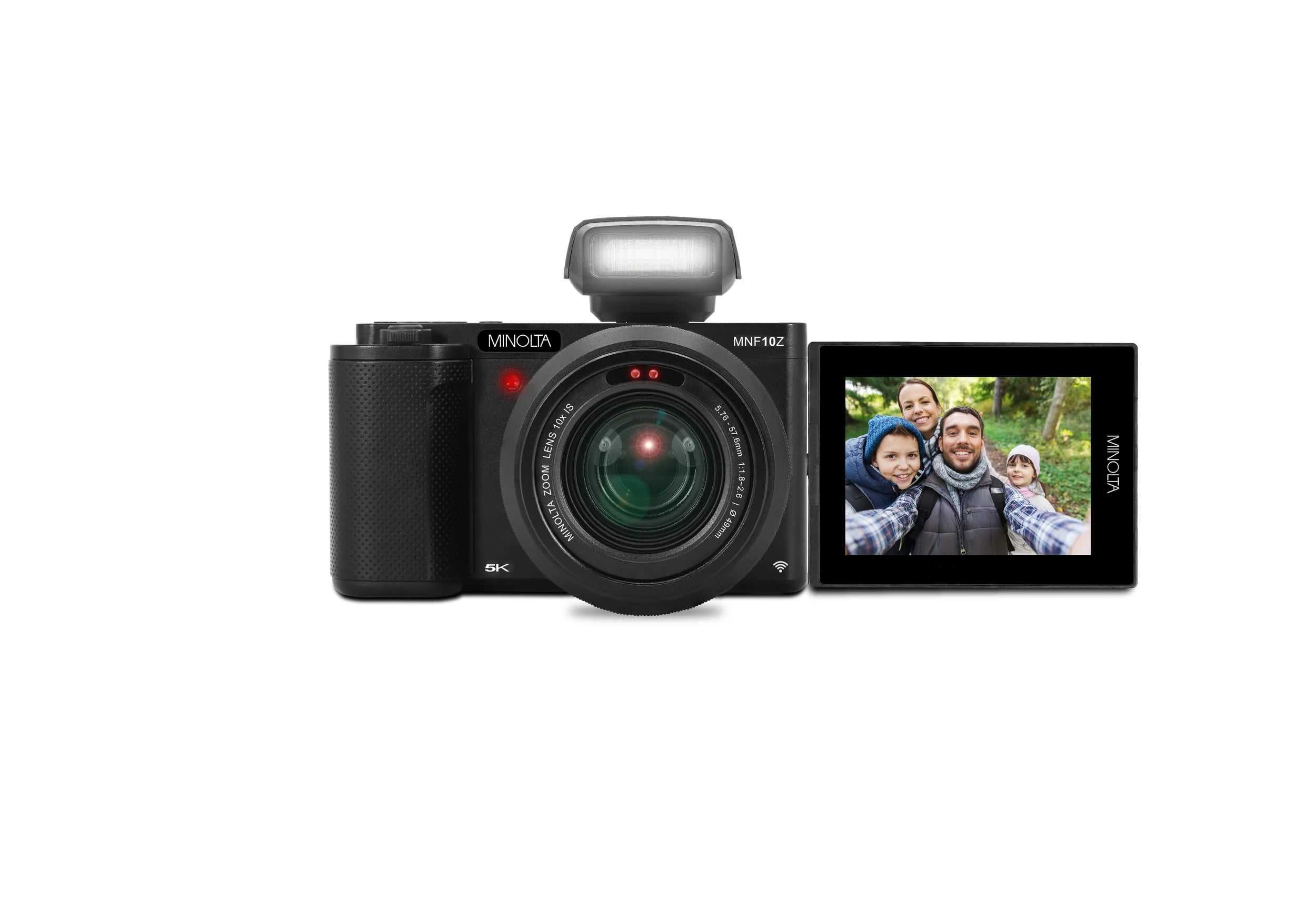 Minolta 72MP Camera w/10x Optical Zoom, Black - Walmart.com