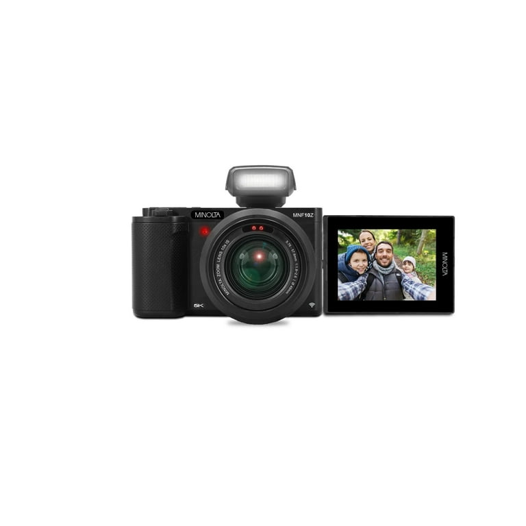 Minolta 72MP Camera w/10x Optical Zoom, Black - Walmart.com