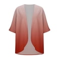 thumbnail image 4 of Posijego 3/4 Sleeve Cardigans for Women Lightweight Cardigan Open Front Beach Vacation Summer Casual Outerwear, 4 of 5
