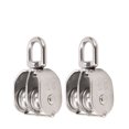 thumbnail image 2 of Double Pulley, M25 2Pcs Heavy Duty Pulley Wheel  For Camping, 2 of 8