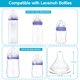 thumbnail image 4 of Bottle Nipples Cathill Silicone Lansinoh Biberones de silicona para más de 3 meses, paquete de 6, 4 of 8