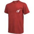 thumbnail image 2 of Arizona Cardinals Majestic Threads Tri-Blend Pocket T-Shirt - Cardinal, 2 of 3