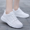 thumbnail image 5 of Women and Men Sneakers Couple Fashion Summer New Pattern Solid Color Mesh Breathable Comfortable Lace Water Shoes Adult, 5 of 11