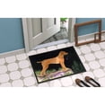 thumbnail image 4 of Starry Night Vizsla Indoor Outdoor Mat 18x27 Doormat, 4 of 4