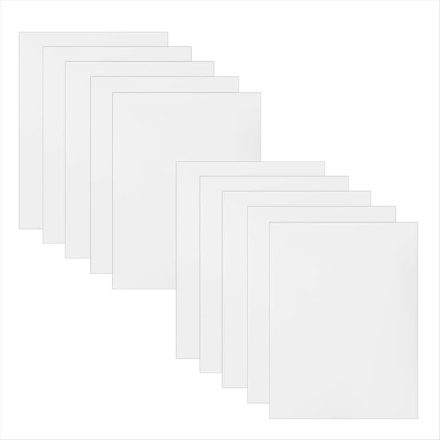 Hojas Magnéticas Imprimibles, 8,5 X 11 Pulgadas, Paquete de 10 Papel de Impresora Magnético Brillante para Inyección de Tinta, Papel de Impresora Magnético para Refrigerador