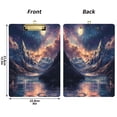 thumbnail image 5 of FORMRS Acrylic Clipboard with Low Profile Clip Standard A4 Letter Size, 12.5" x 9", Ethereal Mountain, 5 of 8