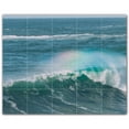 thumbnail image 1 of Picture-Tiles.com: Waves Ceramic Tile Wall Mural WAL501176-54L. 40"W x 32"H using (20) 8" x 8" Ceramic Tiles-Satin Finish, 1 of 3