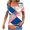 Blue, variant on Nmnitkp Womens Summer Tops Beautiful,Short Sleeve Shirts for Women Eyelet Embroidery Summer Dressy Tops 2026 Trendy Lace Casual T-Shirts Work Outfits Pink,3XL