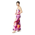 thumbnail image 4 of Silky Watercolor Bias-Cut Maxi Dress, 4 of 6