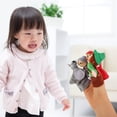 thumbnail image 4 of 4 títeres de dedo, lindos títeres de dedo, accesorios para muñecas, juguetes de títeres de dedo para niños pequeños, 4 of 8
