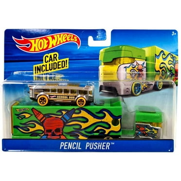 Hot Wheels Pencil Pusher Diecast Car (Green)