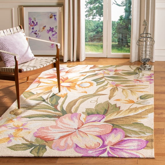 Safavieh Chelsea Ema Floral Area Rug, Ivory, 8' x 10'