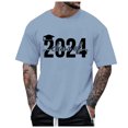 thumbnail image 1 of toraway T-Shirts pour Hommes TG T-Shirt d'Été pour Hommes Campus à Manches Courtes Col Rond à Manches Courtes T-Shirt de Remise des Diplômes 2024 L, 1 of 3