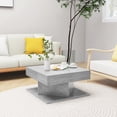 thumbnail image 4 of vidaXL Coffee Table Black 22.4"x22.4"x11.8" Engineered Wood, 4 of 7