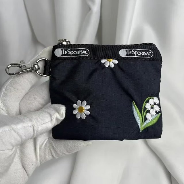 Bolsa Mymelody de 11x10cm con dibujos animados Kuromi Hello Kitty Girl, bolsa colgante impermeable, accesorio para llaves y monedas, bolsa para tarjetas