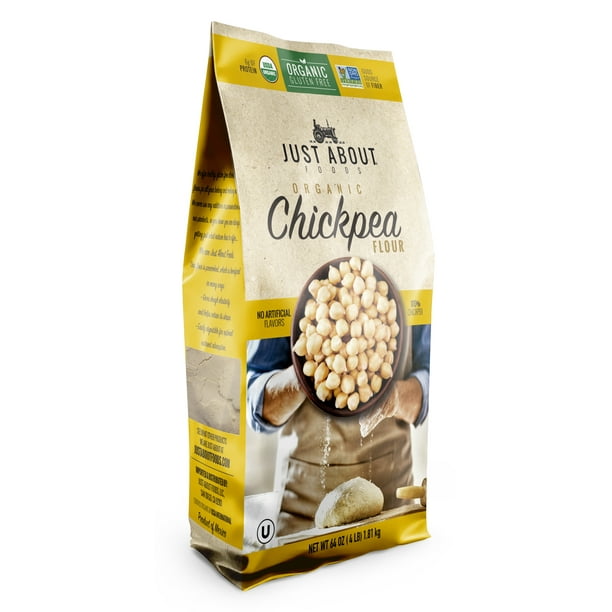 Just About Foods Organic Chickpea Flour 1 lb