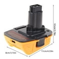 thumbnail image 3 of Convert 20v to 18v Dc9096 De9098 De9096, Adapter 20v Dca1820 to 18V, 3 of 8