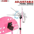 thumbnail image 2 of 5Core Music Stand For Sheet Music Portable Tripod Adjustable Folding Note Holder PINK, 2 of 9