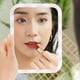 thumbnail image 4 of Espejo de maquillaje de viaje con luz LED, portátil, con luz, espejo USB recargable para colores claro Yuyangstore Espejo de maquillaje con pantalla táctil, 4 of 7