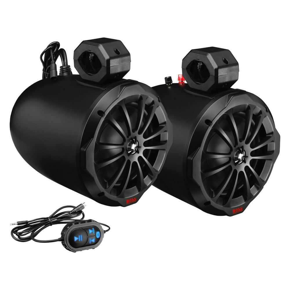 BOSS BM850AMPBT 850W 2Way 8" Black Bluetooth Wake Tower Speakers
