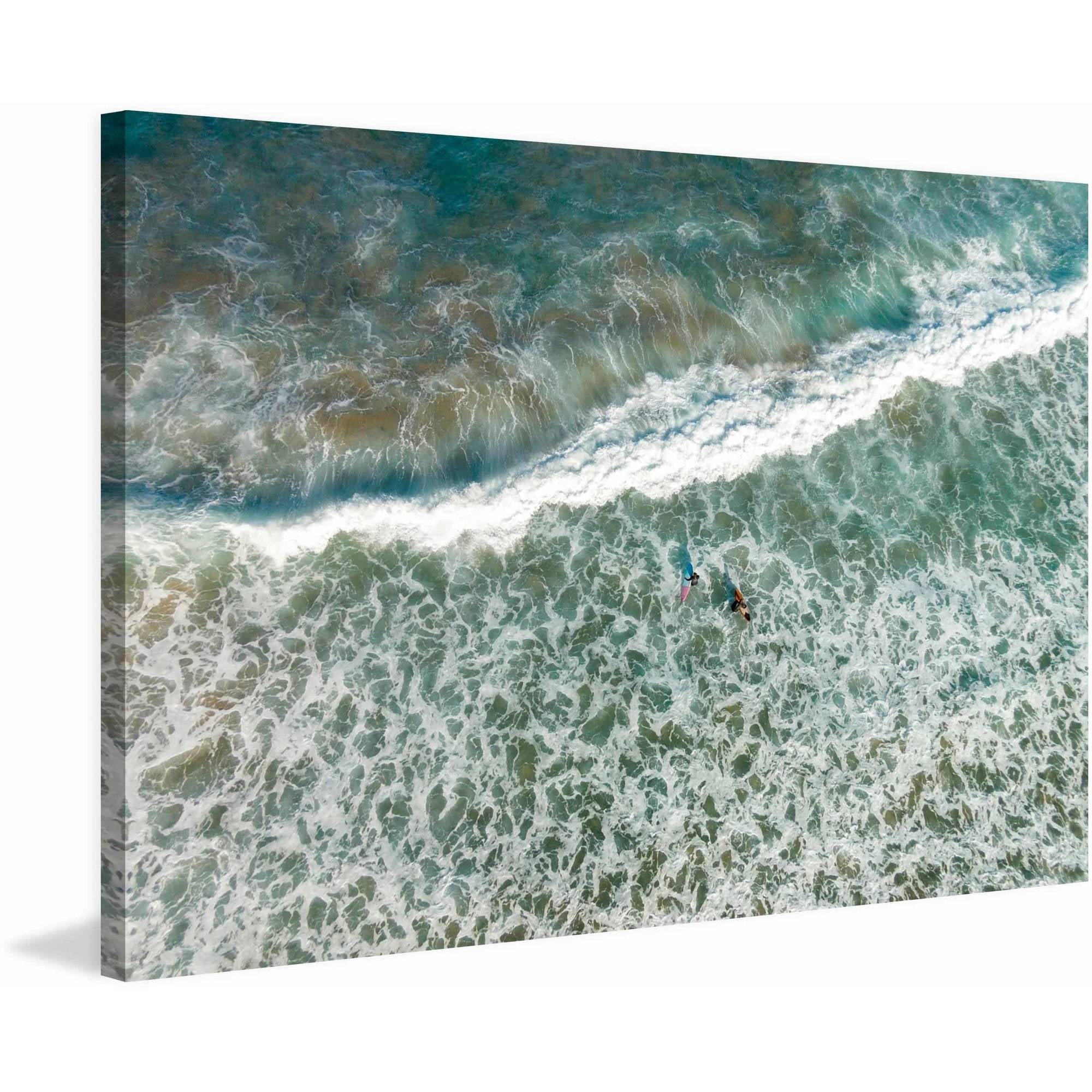 Marmont Hill "Crashing Tide" by Karolis Janulis Painting Print on Wrapped Canvas