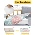 thumbnail image 5 of Teal Red Crab Coastal Couch Cushion Covers Stretch, Washable Sofa Seat Covers Individual Seat Cushion Sofa Slipcovers Summer Coral Nautical Couch Cover Furniture Protector S-2PCS, 5 of 7