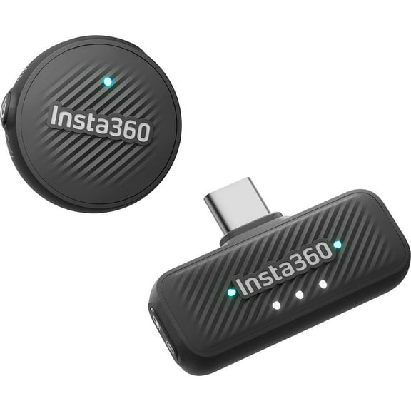 Insta360 Mic Air 2.4GHz Mini Wireless Microphone System for Mobile, Action Cameras and Gimbals