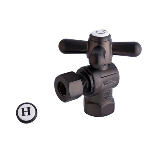 Kingston Brass Vintage Angle Stop with 3/8" IPS x 3/8" OD Compression
