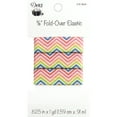 thumbnail image 2 of Fold-Over Elastic 5/8 Inch X 1yd-Chevron - Multi, 2 of 2