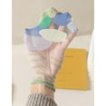 thumbnail image 3 of CHUNTIAN Sheer Socks,Vintage Transparent Flower Ankle High Socks,Thin Mesh Glass Silk Socks,No Slip Socks for Women, 3 of 7
