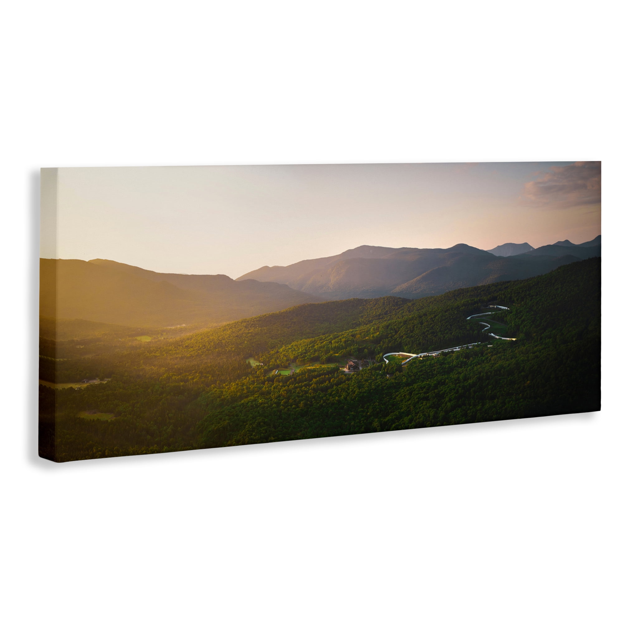 Stupell Industries Winding Road Through Forested Mountains Canvas Wall Art, design by Jonathan Zaharek