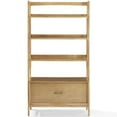 thumbnail image 3 of Allora 38" 4 Shelf Ladder Bookshelf Bookcase in Acorn, 3 of 7