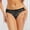 Black, variant on Ladies Coverage Panties Lace Bowknot Breathable Soft Comfort Briefs Postpartum Disposable Underwear