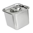 thumbnail image 1 of Stainless Steel Quadrate Seasoning Box Wear Resistant , Suitable for Commercial Restaurants, Rounded Corners Design, 1 of 7