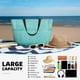 thumbnail image 5 of Fotbe Blue And Turquoise Bolsa de Viaje para Playa - Resistente al Agua, Bolsa Tote de Gran Capacidad y Ligera con 7 Bolsillos para Mujeres y Hombres, 5 of 7