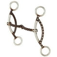 thumbnail image 2 of Tough 1 Kelly Silver Star H Gag Twist Horse Snaffle Bit, 2 of 2