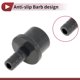 thumbnail image 5 of Conector de tubo recto de plástico con espiga de 1"x0.4" color gris, 5 piezas, 5 of 7